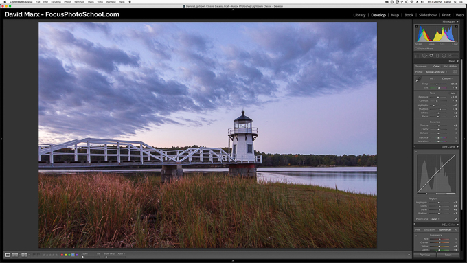 Adobe Photoshop Lightroom Classic Develop Module