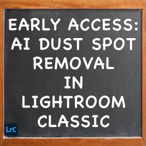 Early Access: AI Dust Spot Removal In Lightroom Classic
