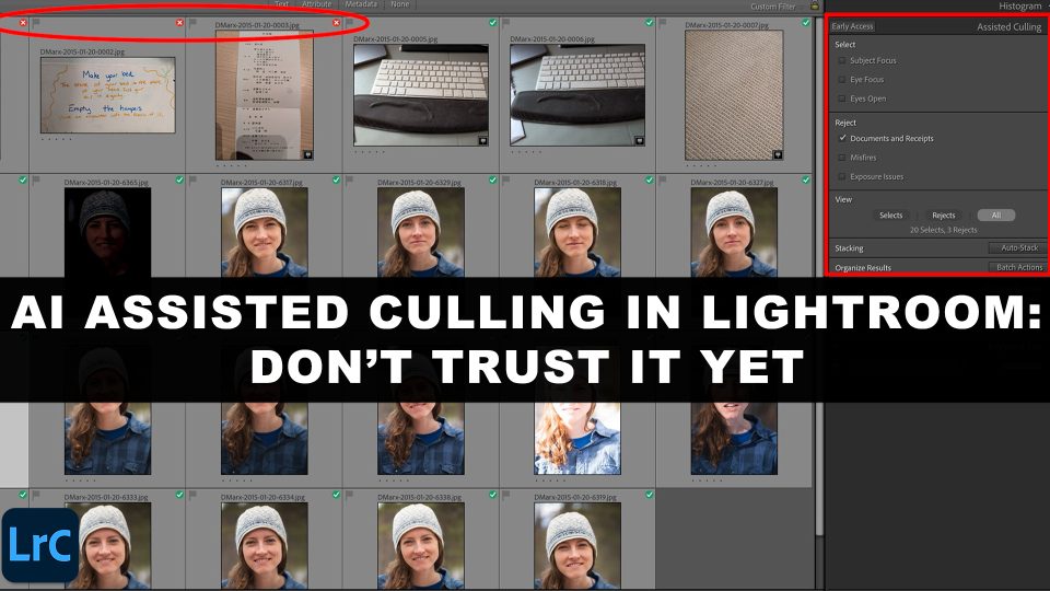 AI Assisted Culling In Adobe Lightroom Classic