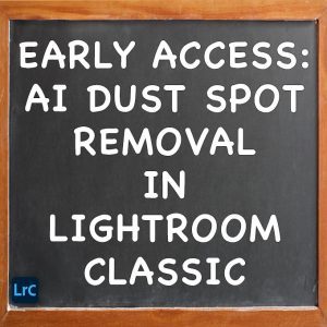 Early Access: AI Dust Spot Removal In Lightroom Classic